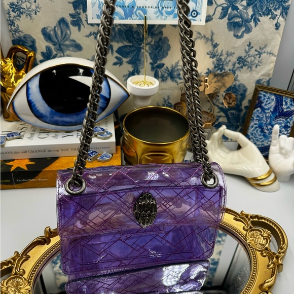 🆕 KURT GEIGER LONDON 🧿 NWOT Mini Kensington Crossbody Bag, Light Purp - Picture 3 of 16